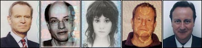 Passport photos of the famous
